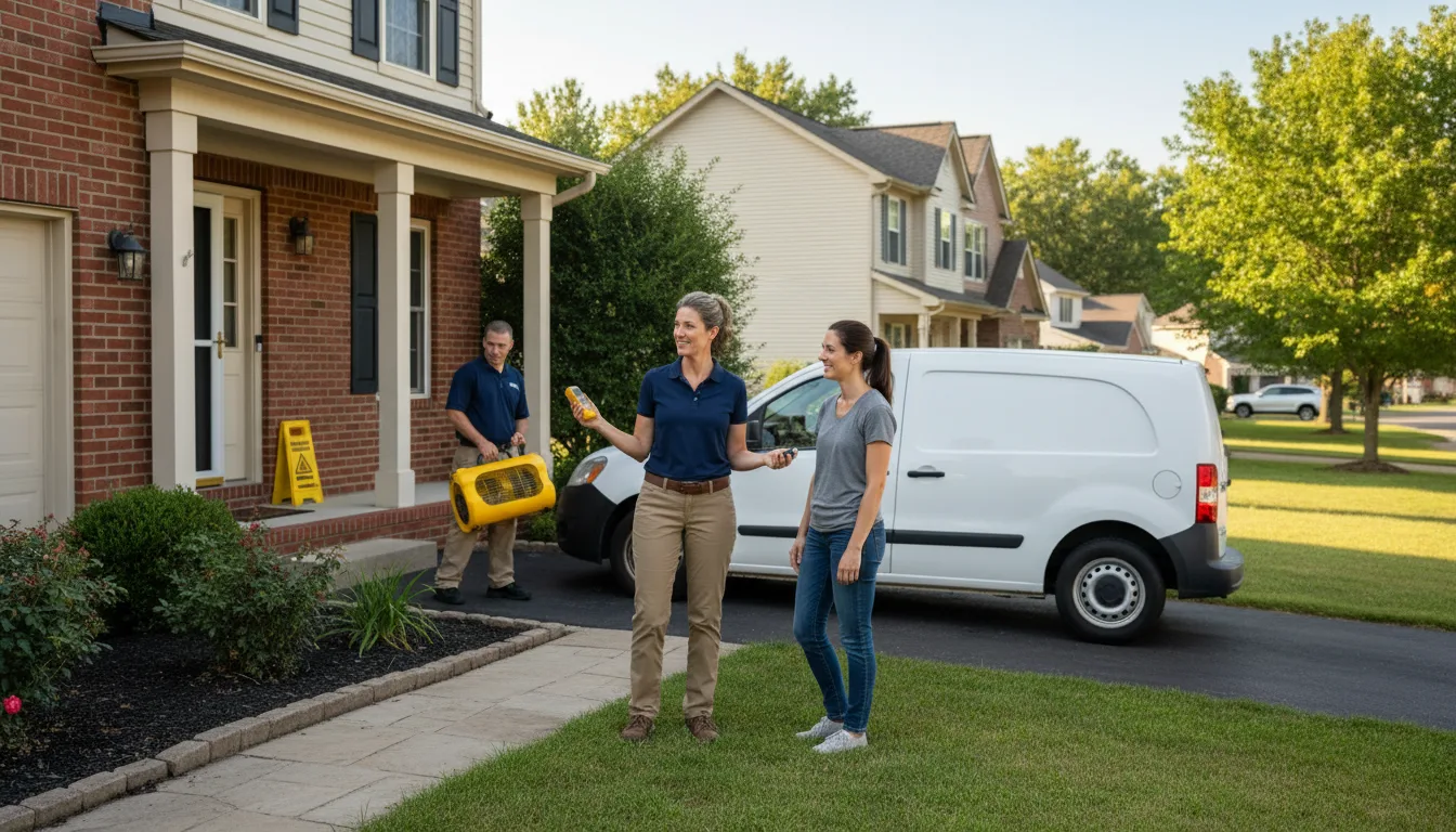 Residential water damage restoration in Goochland, VA